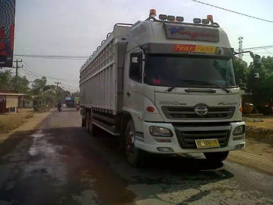 Modifikasi Truk Canter Warna Putih  Modif Keren