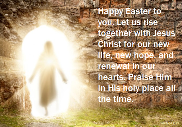 10 Gambar kartu ucapan Paskah (Kebangkitan Yesus) terbaru 