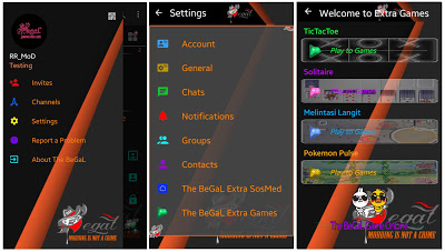 BBM MOD SOSMED 8in1 + EXTRA GAMES 4in1 Base 3.0.1.25 APK BBM Play to Games By The Begal