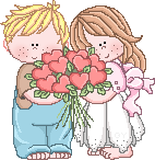 casal com flores