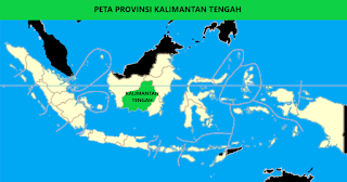 Peta Provinsi Kalimantan Tengah
