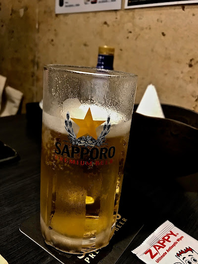 Japanese Restaurant Goku, sapporo ginger beer