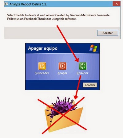 Analyze Reboot Delete 1.2 [Elimina archivos dañinos al siguiente reinicio de tu sistema]