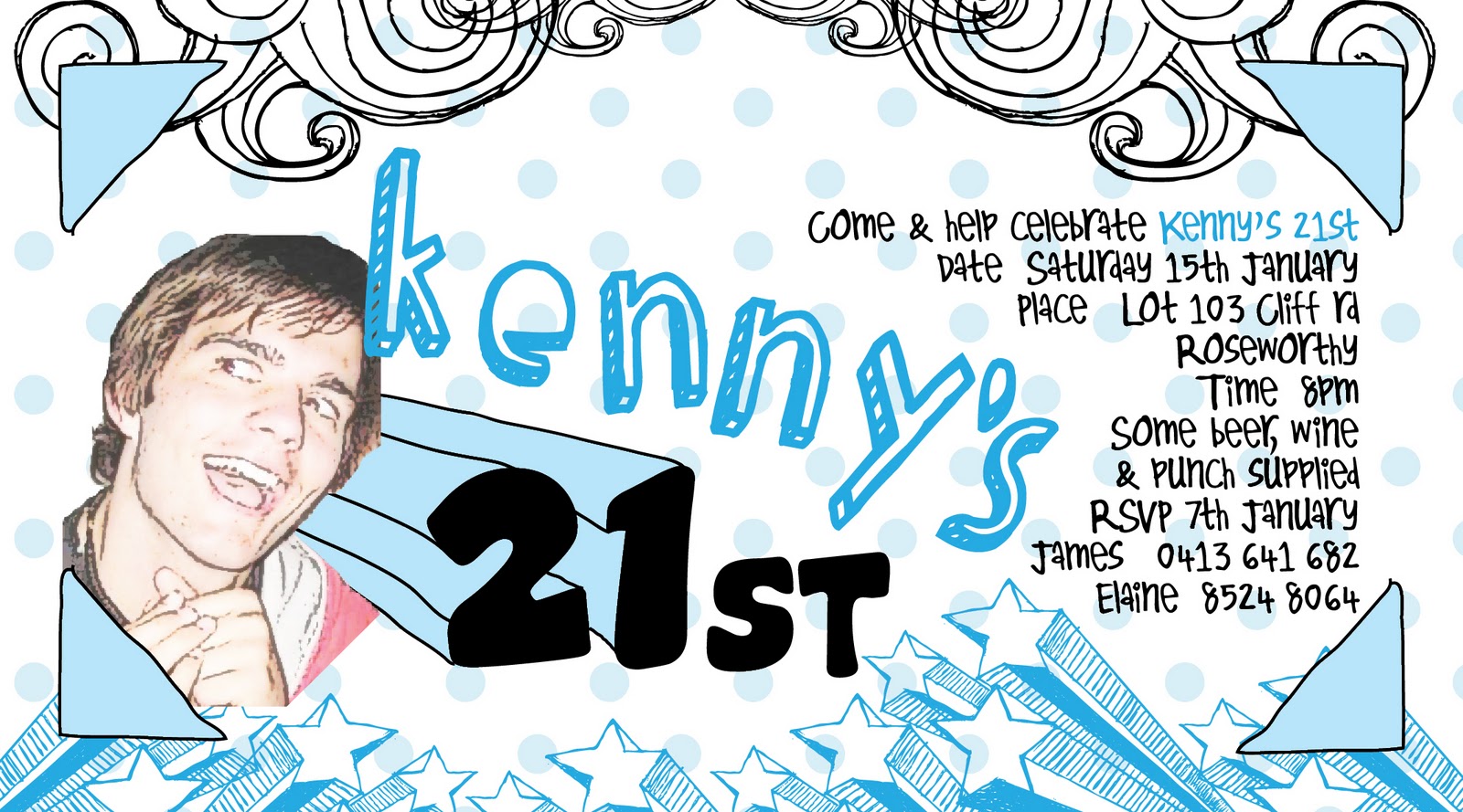 21st Birthday Invitation Templates Free Printable