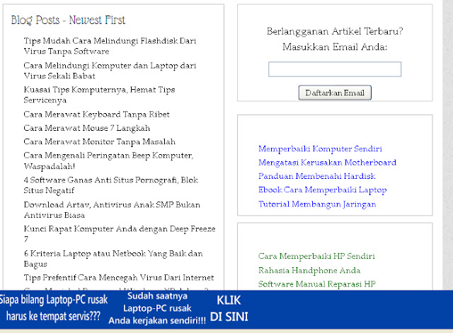 TIPS KOMPUTER UNTUK JADI TEKNISI