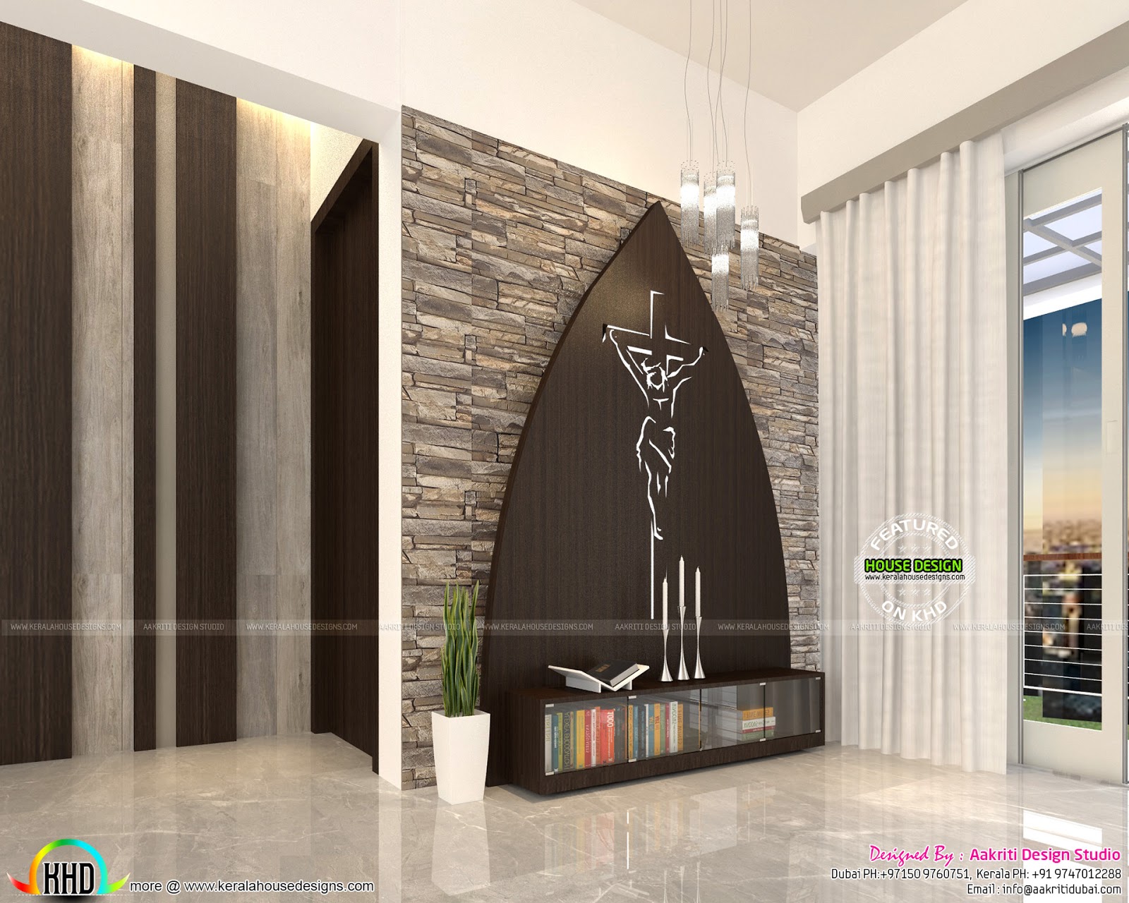 Flat interior  designs  in Kerala Kerala home  design  and 