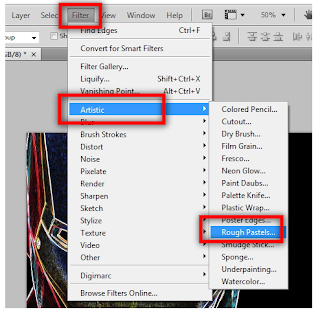 Tutorial Cara menciptakan imbas kapur di photoshop Tutorial Cara menciptakan imbas kapur di photoshop