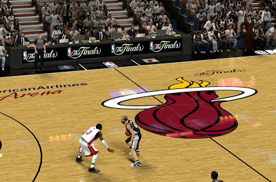 NBA 2K13 Spurs and Heat Finals Court Update