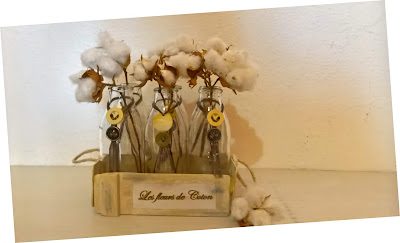 Decorazione casa Fiori di Cotone - shabby chic 4