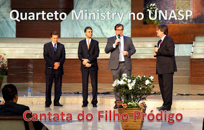 KIT DE ENSAIO QUARTETO MINISTRY CANTATA FILHO PRÓDIGO