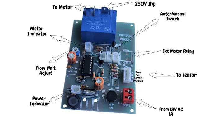 Water Level Controller Kit Connection Details | KitsZone.com