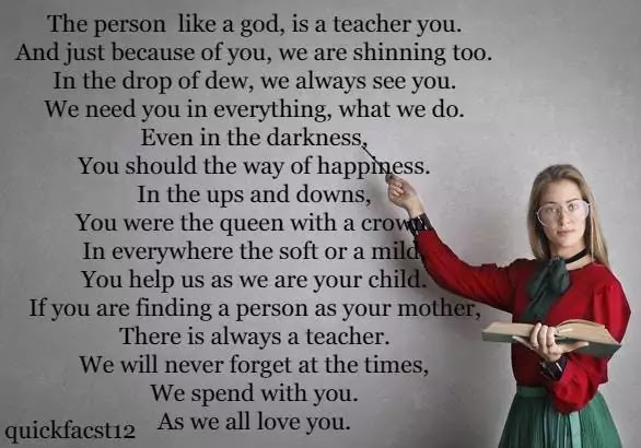  A teacher  