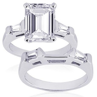 Emerald Cut Diamond Ring Emerald Cut Diamond Ring
