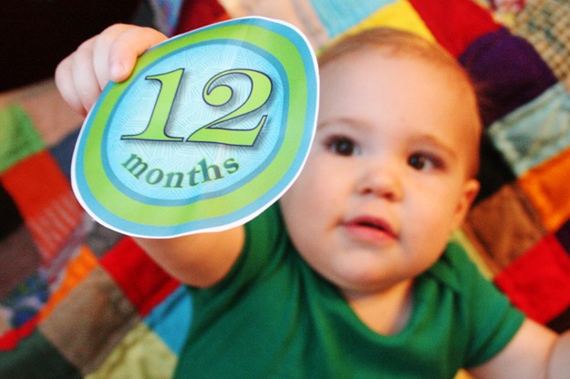 Nash is 12 months!!! 012