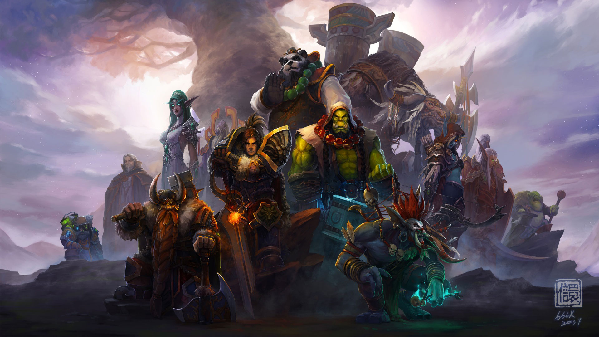 Papel De Parede World Of Warcraft Papel De Parede Grátis Para Pc E
