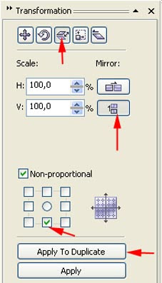 Membuat Efek Bayangan Teks di Coreldraw