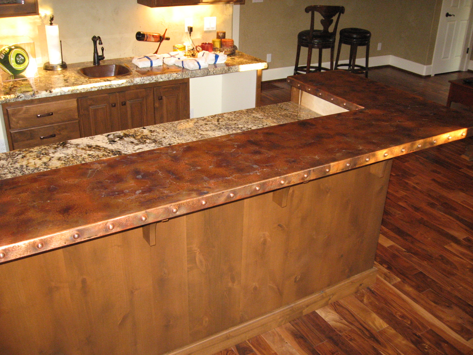 HEAVY METAL WORKS: Copper Bar Counter Top