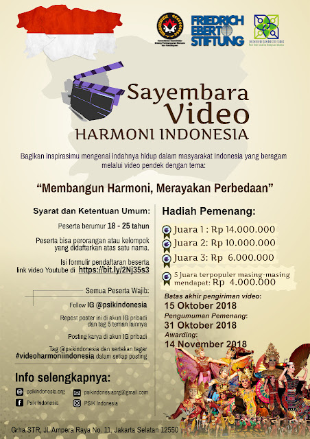 Sayembara Video Harmony Indonesia 2018