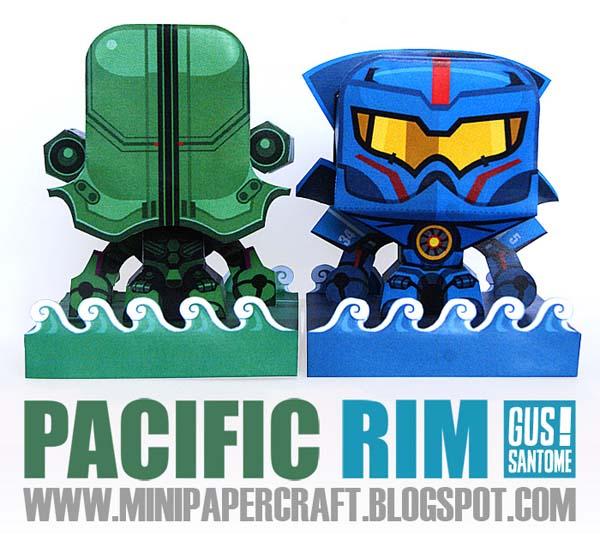 Pacific Rim Themed Paper Crafts