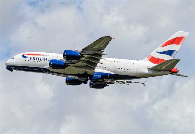 Airbus A380-800 British Airways While Inflight