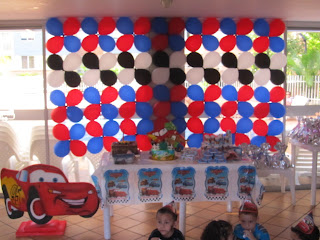 DECORACION DE FIESTAS INFANTILES DE CARS