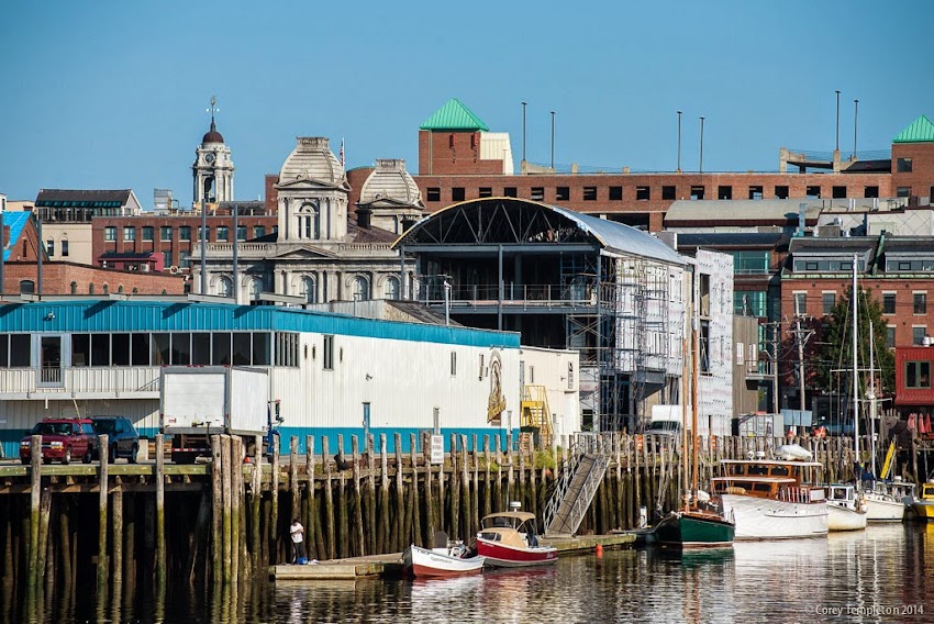 Portland, Maine July 2014 new construction Maine Wharf photo by Corey Templeton