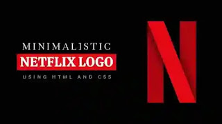Minimalistic Netflix Logo using HTML and CSS