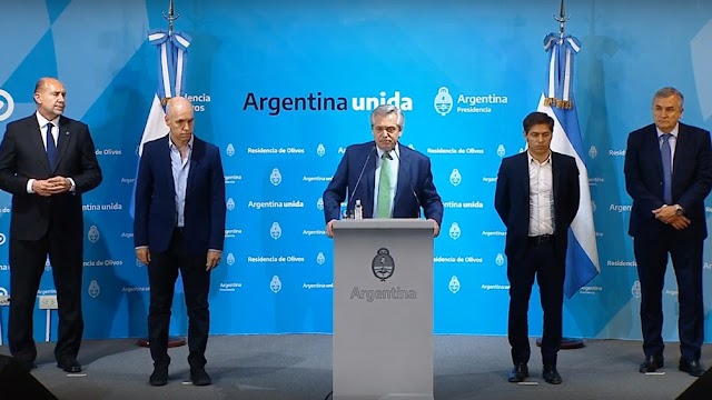 El Presidente anuncio la Cuarentena Obligatoria hasta el 31 de Marzo