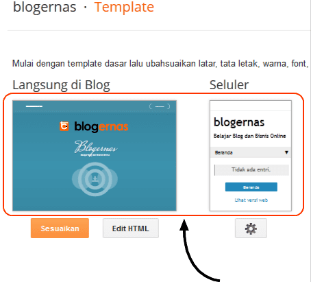 Cara Mengganti Template Blog Melalui Mode Edit HTML