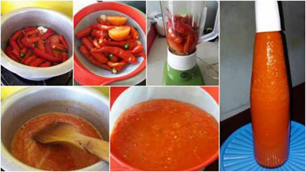 Resep Saus Sambal Botol Homemade. Pedass Segar dan Anti Pengawet