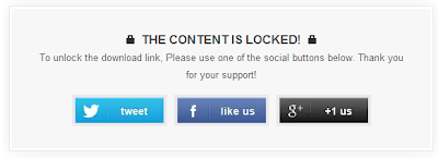 How to put Social Locker for Blogger Blogspot