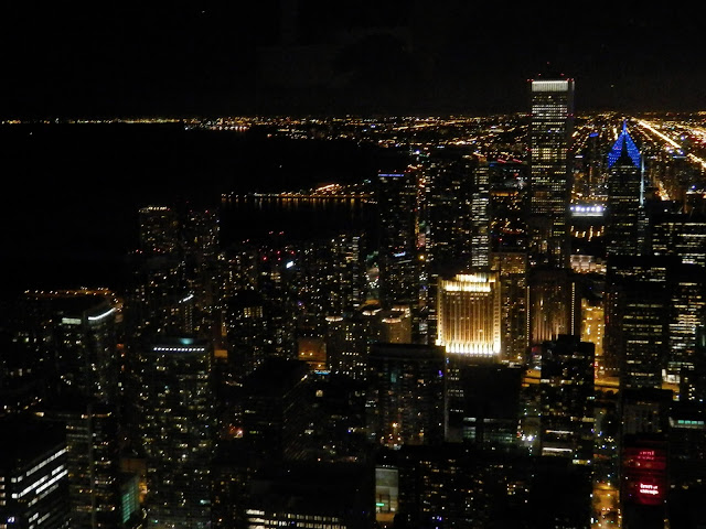 Chicago vue du haut de la tour John Hancock