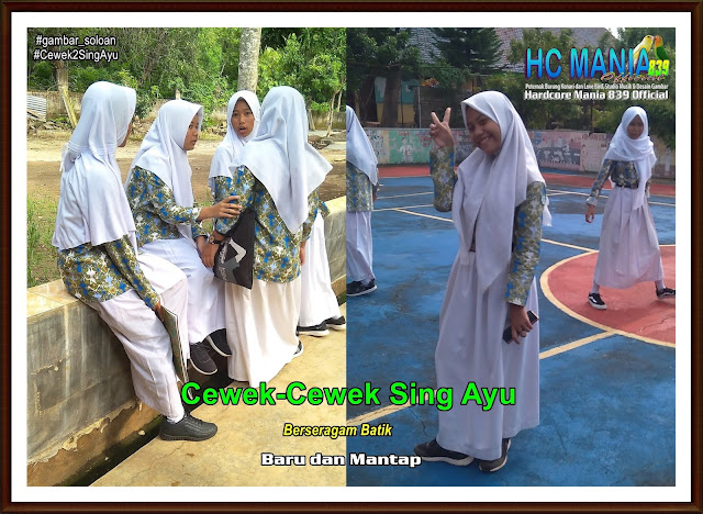 Gambar Siswa-Siswi SMA Negeri 1 Ngrambe Cover Batik - Buku Album Gambar Soloan Edisi 8