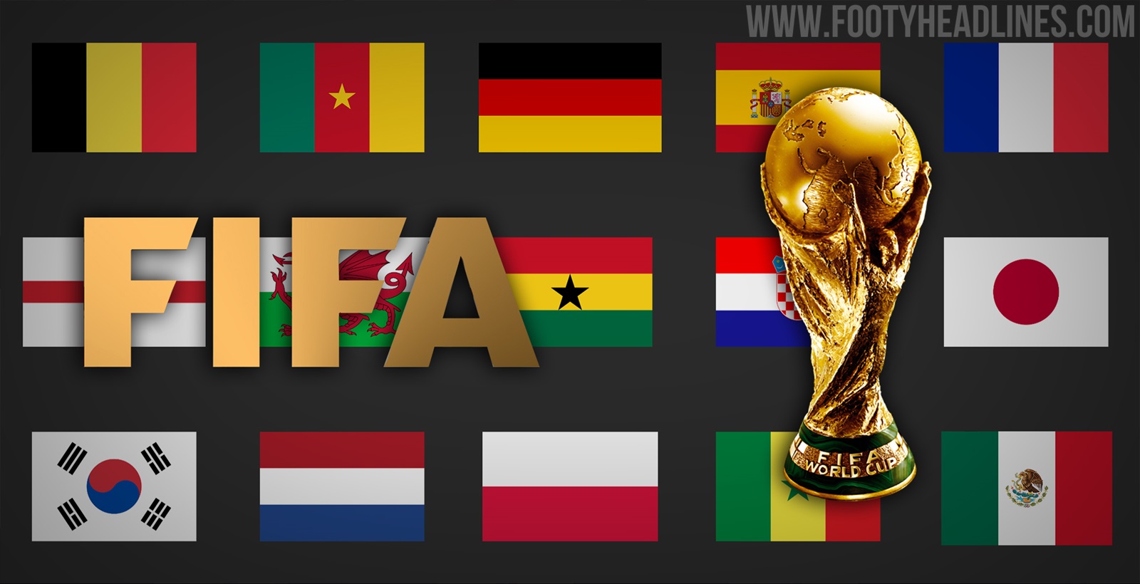 15 Teams to Only Use Home Kit in 2022 World Cup Group Stage