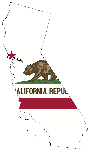 California flag map