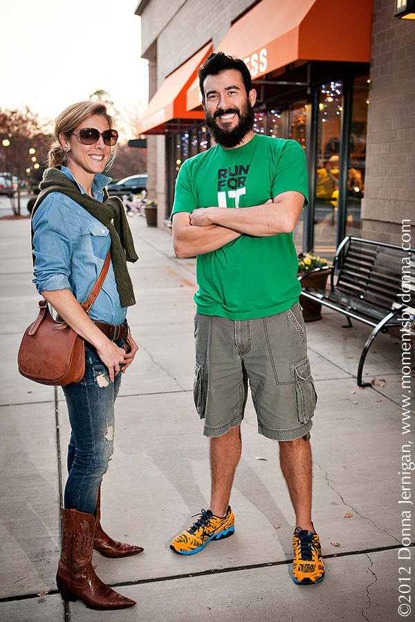 Denim on Denim, the Queen City Style, Forever 21 Chambray Shirt, Zara Ripped Jeans, Vintage Coach Cross Body Bag, Blinde Sunglasses, Jewelmint Bee Earrings, Ralph Lauren Cable Cashmere Sweater from summerbird, Charlie 1 Horse Boots from Constance Consignment, Diamonds Direct, Tiffany Interlocking Circles Ring, Donna Jernigan Photography, Moments By Donna, TrySports