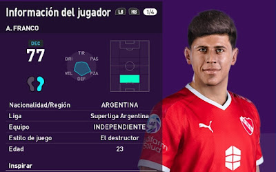 PES 2020 Faces AAlan Franco by Oliver Martin