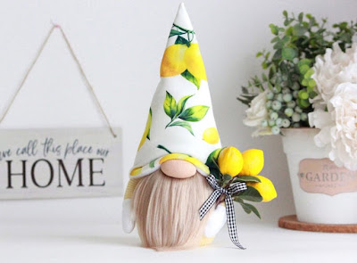 Lemon gnome for your kitchen - an indoor gnome