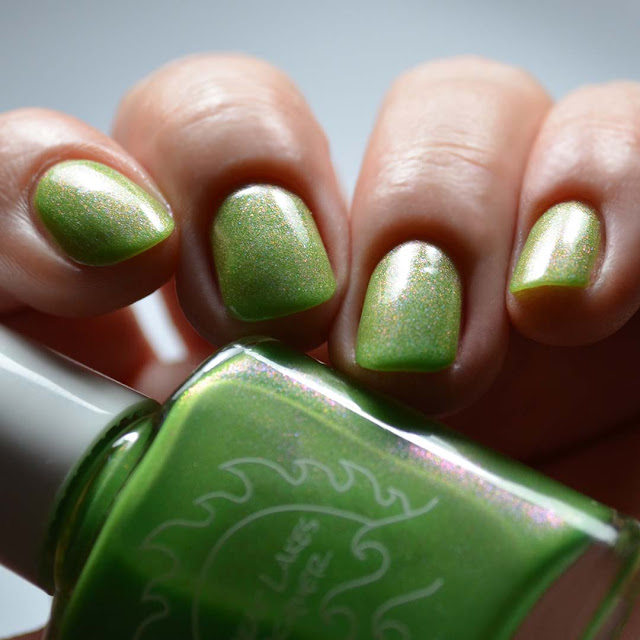 lime green nail polish