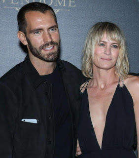 Robin Wright with her husband Clement Giraudet