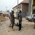  Soldier punishing a man in Anambra over theft accusation which turned out to be false