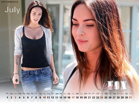 megan fox 2011 calendar pics. Megan Fox Desktop Calendar