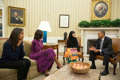 Obama and Malala