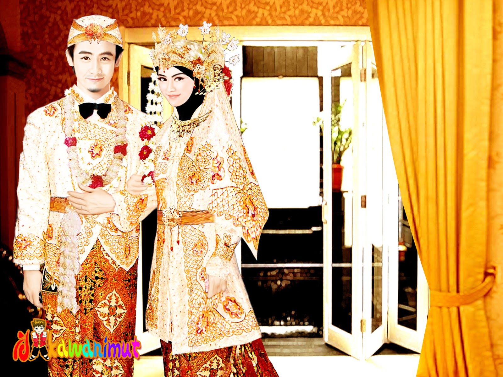 Kawanimut Koleksi Kartun Pengantin Kawanimut Kawanimuts Wedding