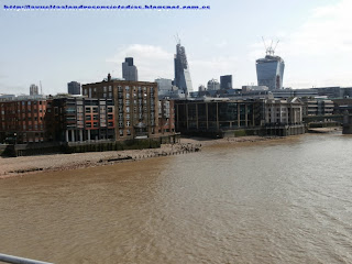 Rascacielos de la City desde el Millenium Bridge