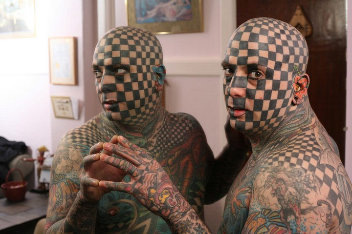 Extreme full body tattoo designs