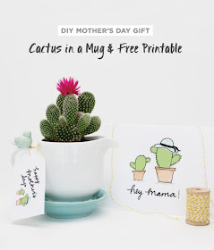 free cactus gift tag