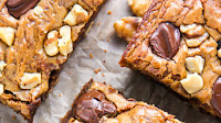 Brown Butter Walnut Chocolate Chip Blondies