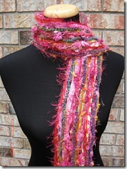 pink multicolor scarf