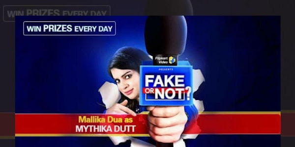 "Flipkart Fake Or Not 1st November Answers" Win Exciting prizes